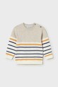 Mayoral sweter bawełniany dziecięcy 1309.3F.Baby.PPY2 beżowy SS26