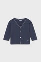 Παιδική βαμβακερή ζακέτα Mayoral βαμβάκι σκούρο μπλε 1310.3A.Baby.PPY2
