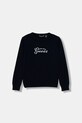 Guess sweter dziecięcy aplikacja granatowy L6RR11.Z2BB0.PPY2