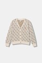 Guess kardigan z domieszką wełny dziecięcy z domieszką wełny beżowy L6RR12.Z3OE2.PPY2