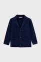 Παιδική βαμβακερή ζακέτα Mayoral 3436.5A.Mini.PPY2 σκούρο μπλε SS26