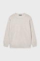 Otroški bombažen pulover Mayoral 6356.7A.Junior.PPY2 bež SS26