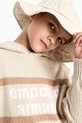 Emporio Armani sweter dziecięcy bawełniany beżowy EB001219.AF23411