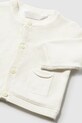 Мальчик Детский хлопковый кардиган Mayoral Newborn 1303.1B.Newborn.PPY2 бежевый