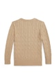 Dětský bavlněný svetr Polo Ralph Lauren 322702674517 hnědá SS26