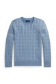 Polo Ralph Lauren sweter bawełniany dziecięcy bawełna niebieski 323702674507