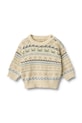 Wheat sweter bawełniany niemowlęcy 6532.560.GOTS beżowy SS26