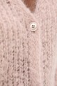 Weekend Max Mara kardigan z dodatkiem moheru DANZA 2615341051600 różowy