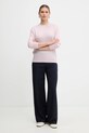 Weekend Max Mara sweter wełniany VENTO 2615361021600 różowy SS26