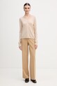 Weekend Max Mara sweter wełniany ESTREMO 2615361031600 beżowy SS26