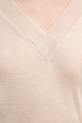 Weekend Max Mara sweter wełniany ESTREMO 2615361031600 beżowy