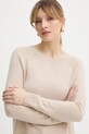 Weekend Max Mara sweter kaszmirowy CICALA beżowy 2615361051600