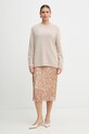 Weekend Max Mara sweter z dodatkiem wełny PESCO 2615361161600 beżowy SS26