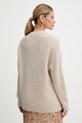 Odzież Weekend Max Mara sweter z dodatkiem wełny PESCO 2615361161600 beżowy