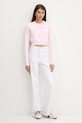 Tommy Jeans sweter DW0DW22028 różowy SS26