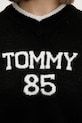 Πουλόβερ με προσθήκη μαλλιού Tommy Jeans DW0DW22033 μαύρο