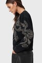 Odzież AllSaints sweter W146JD czarny