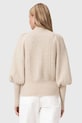 AllSaints sweter z dodatkiem alpaki W090KD brązowy SS26