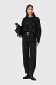 AllSaints sweter z dodatkiem wełny W089KD czarny