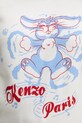 Kenzo bluza bawełniana FG52SW2034MJ biały