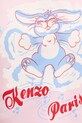 Βαμβακερή μπλούζα Kenzo FG52SW2034MJ ροζ