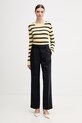 Tommy Hilfiger sweter bawełniany WW0WW47644 żółty SS26