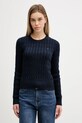 Tommy Hilfiger sweter bawełniany bawełna granatowy WW0WW47644