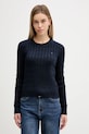 Tommy Hilfiger sweter bawełniany bawełna granatowy WW0WW47644