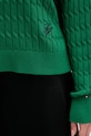 Tommy Hilfiger sweter bawełniany WW0WW47643 zielony