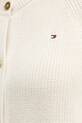 Bombažna jopica Tommy Hilfiger WW0WW48795 bež