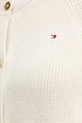 Bombažna jopica Tommy Hilfiger WW0WW48795 bež