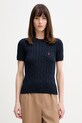 Polo Ralph Lauren sweter bawełniany bawełna granatowy 211971873
