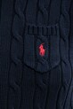 Polo Ralph Lauren sweter bawełniany 211971873 granatowy