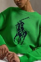Polo Ralph Lauren sweter bawełniany zielony 211A96234