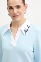 Karl Lagerfeld bluza niebieski B1W20020