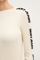 Dkny sweter DJ6R0104 beżowy