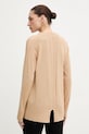 Odzież Armani Exchange kardigan z dodatkiem wełny XW001879.AF11956 beżowy