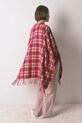 women'secret poncho 5152866 bordowy SS26