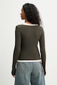 Odzież Miss Sixty sweter z dodatkiem wełny 6S3RJ33800 zielony