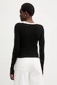 Odzież Miss Sixty sweter z dodatkiem wełny 6S3RJ33800 czarny