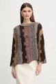 Pinko sweter pozostałe brązowy 106534.A37P