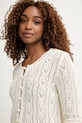 Pedro del Hierro kardigan damski ażurowy beżowy 3513302