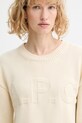 A.P.C. sweter bawełniany PULL TIAGO F beżowy COGTX.F23492