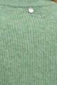 Mos Mosh kardigan damski z wełną Thora 177540 zielony