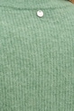 Mos Mosh kardigan damski z wełną Thora 177540 zielony