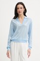 Liu Jo Bluzka damska z wiskozy niebieski WA6218.MA68R