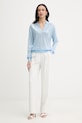Liu Jo Bluzka damska z wiskozy WA6218.MA68R niebieski SS26