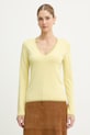 Liu Jo maglione applique giallo WA6282.MS49I