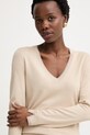 Liu Jo sweter damski z wiskozy beżowy WA6282.MS49I