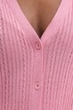 Liu Jo kardigan damski z wiskozą WA6291.MS46J różowy